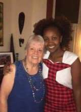 Abigael with Her Sponsor Terese
