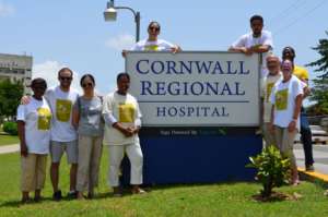 DTF June 2016 team at Cornwall Regional Hospital