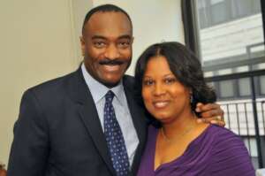 Reggie Van Lee, major donor; Ouida Duncan, founder