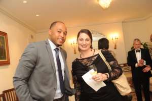 Chris Walker-Diaz with Tiffeny Rivard at DTF event