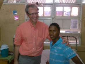 Dr. Arlet and patient on DTF Nov 2012 mission trip