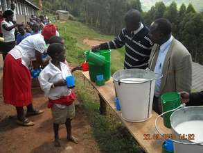 The first day we served porridge in 2010!