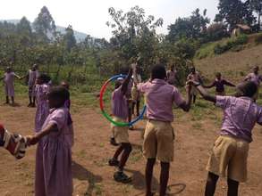 The children love Kasia's Games Day