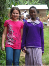 A student from the US visits a Ugandan school!