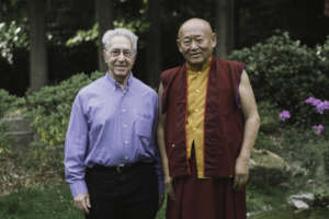Dr. Berzin with Drikung Kyabgon Chetsang Rinpoche