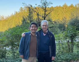 Dr Berzin and Serkong Rinpoche II in Austria, 2024