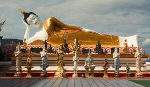 Reclining Buddha in Chiang Mai, Thailand