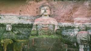 Buddha relief at Leshan, China
