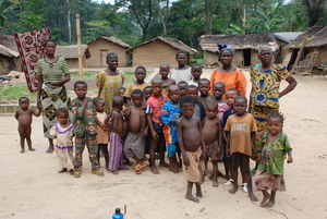 A few members of Ote village community in Akwaya