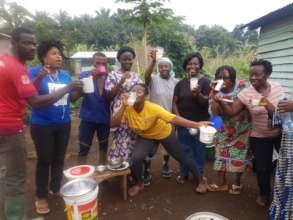 Training on processing soya beans milk