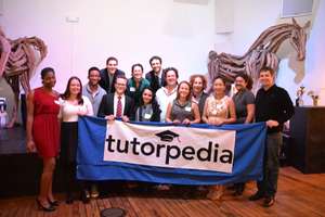 Tutorpedia team at February 15th benefit event