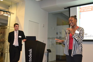 Bianca speaks at February's "Education By Design"
