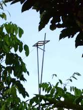 One of our existing solar panels in the camp
