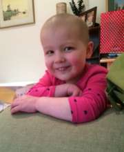 Hadley during treatment