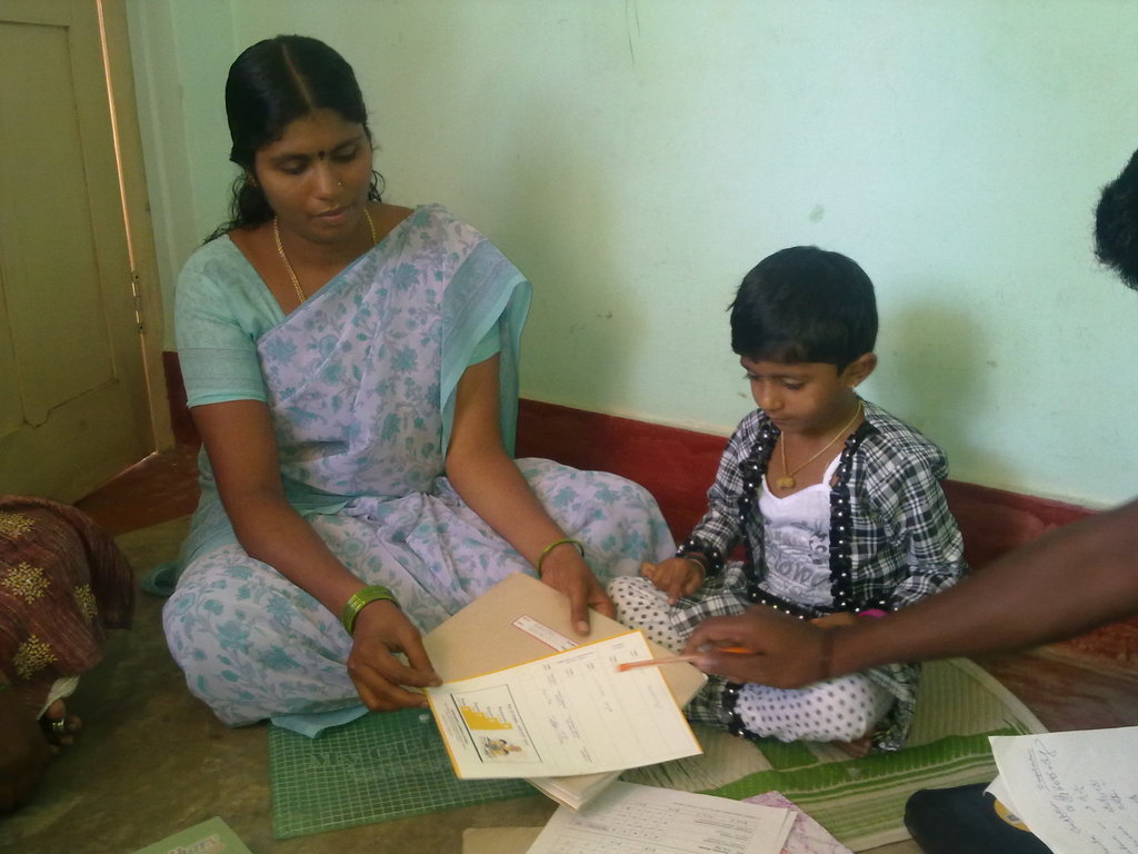 Discussing the child's report
