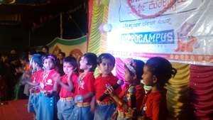 Children presenting at Annual Day