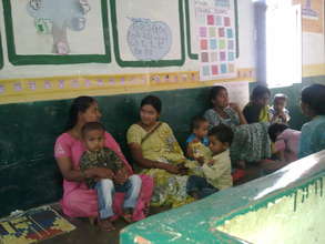 Parents waiting for thier turn