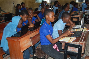 A cross section of the Computer Technology class