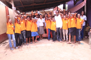 Group photograph with Orphanage officials