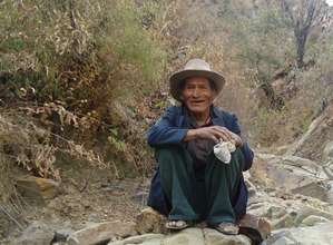 Older Bolivian farmer, HelpAge beneficiary