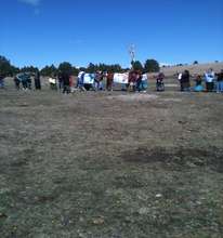 Horse Relatives providing blessings to the people