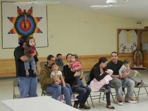 Waiting for the Welcoming the Babies Ceremony