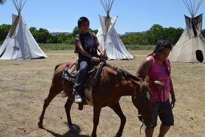 The most natural place for a young Lakota boy
