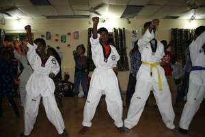 Taekwondo moves!