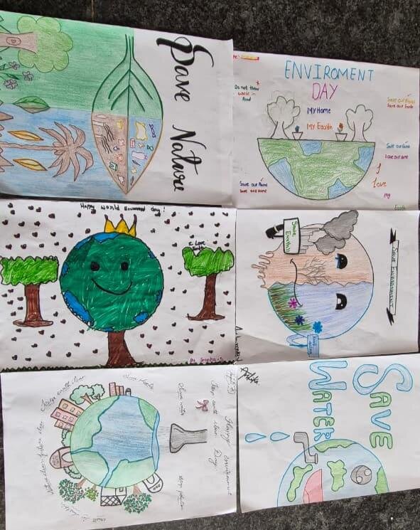 World Environment Day posters made by our girls