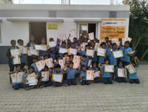 Smiling faces with Medals