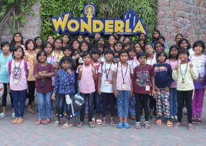 At the Wonderla Waterpark