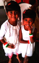 Jhanavi (Right) and her cousin