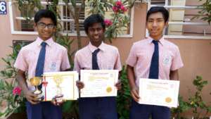 Umesh,Charan and Thomba the prize winners