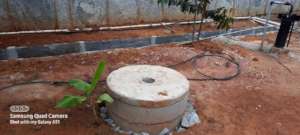 Cemented bore well