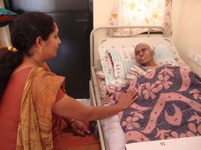 Counsellor with patient