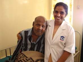 Patient with sister