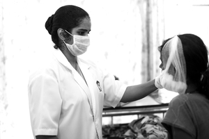 Sr Vimal Doing a Dressing