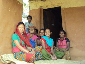 Pabitra with other memebrs of the 'CLPG'