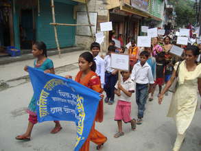 Increasing community awareness about child labour