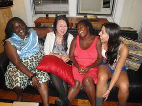 Pamela & Franny with Co-Presidents Lillian & Lexa