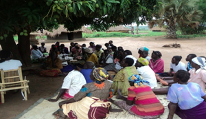 Sensitization session meeting in Oboo Parish