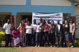 GROW interns with GWED-G staff