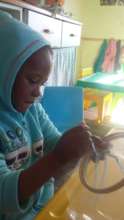 Sewing lessons for little hands!