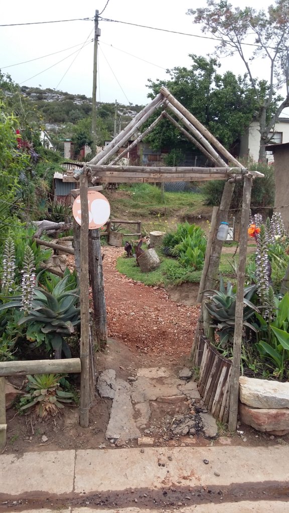 No income, but determine to make a pretty garden
