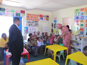Mayor and MEC Majodina visiting Ibhabhathane