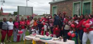 Parents and children loving their Valentine's Tea