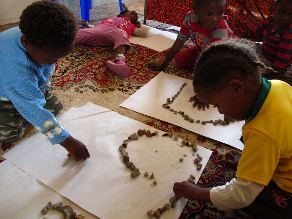 Feed & Teach 34 children age 0-4 in S/Afr village