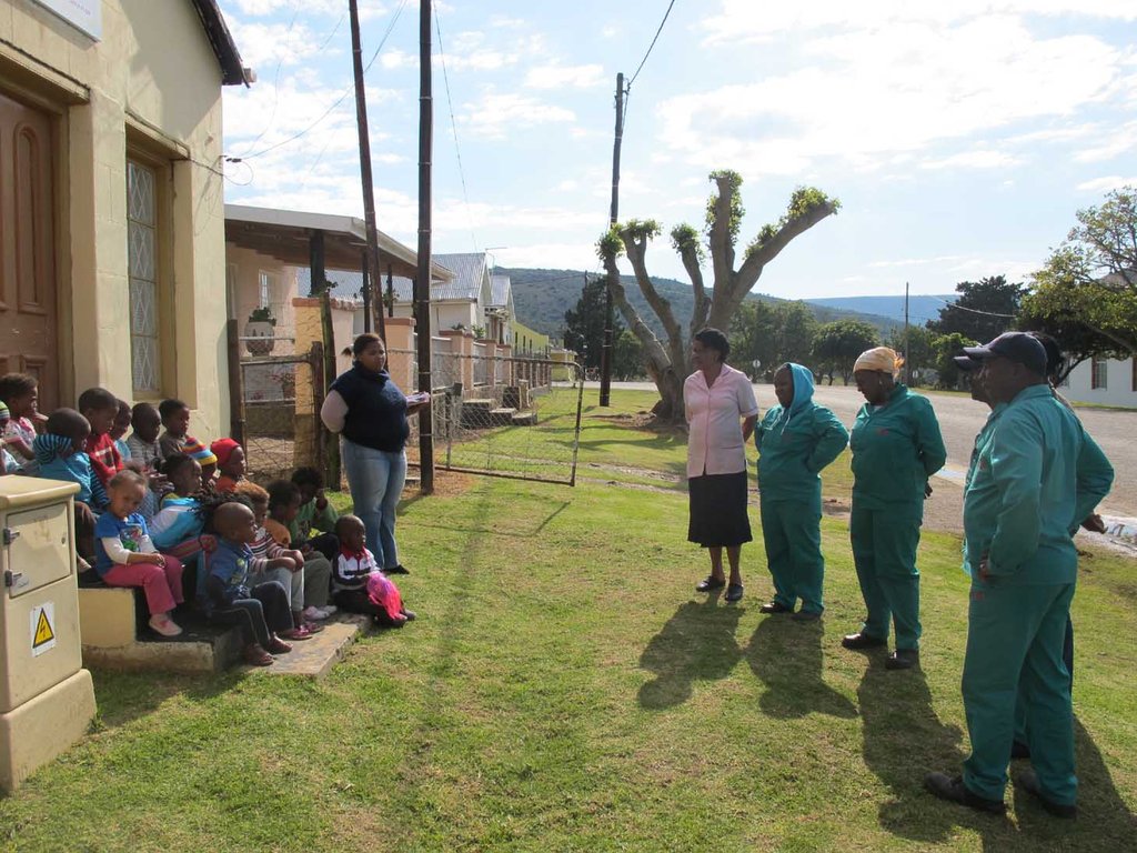 Feed & Teach 34 children age 0-4 in S/Afr village