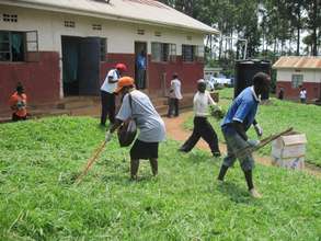 Hostel students Community work