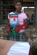 Marion Receives her Batik Supply Kit